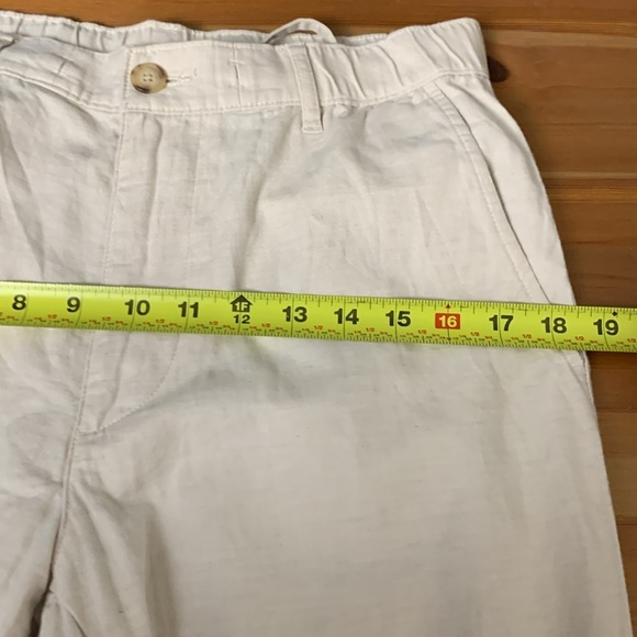 Uniqlo NWOT lightweight linen  cotton spandex summer pants, off white - Picture 7 of 10